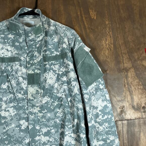 Military Army Combat Mens Coat Green Camouflage Uniform Digicam Medium Regular - Picture 5 of 13